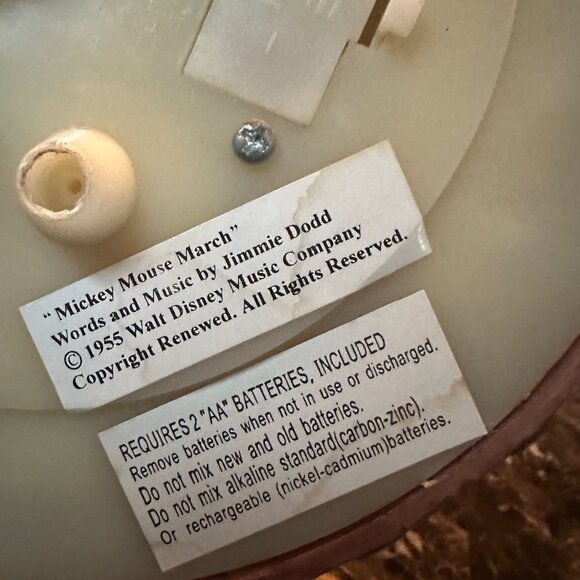 Disney Mickey Mouse March Musical Snow Globe – Rare Collector’s Item - Picture 5 of 5